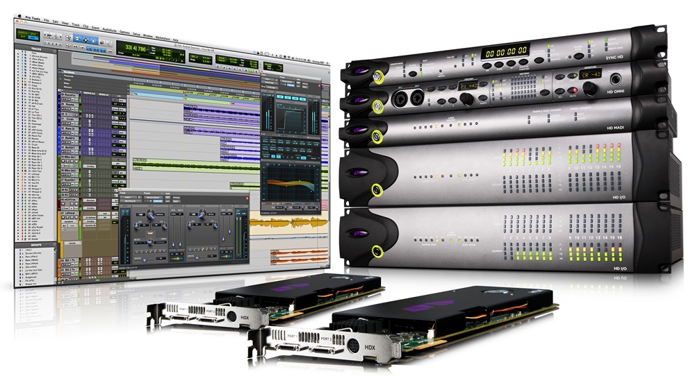 ProTools HDX system left